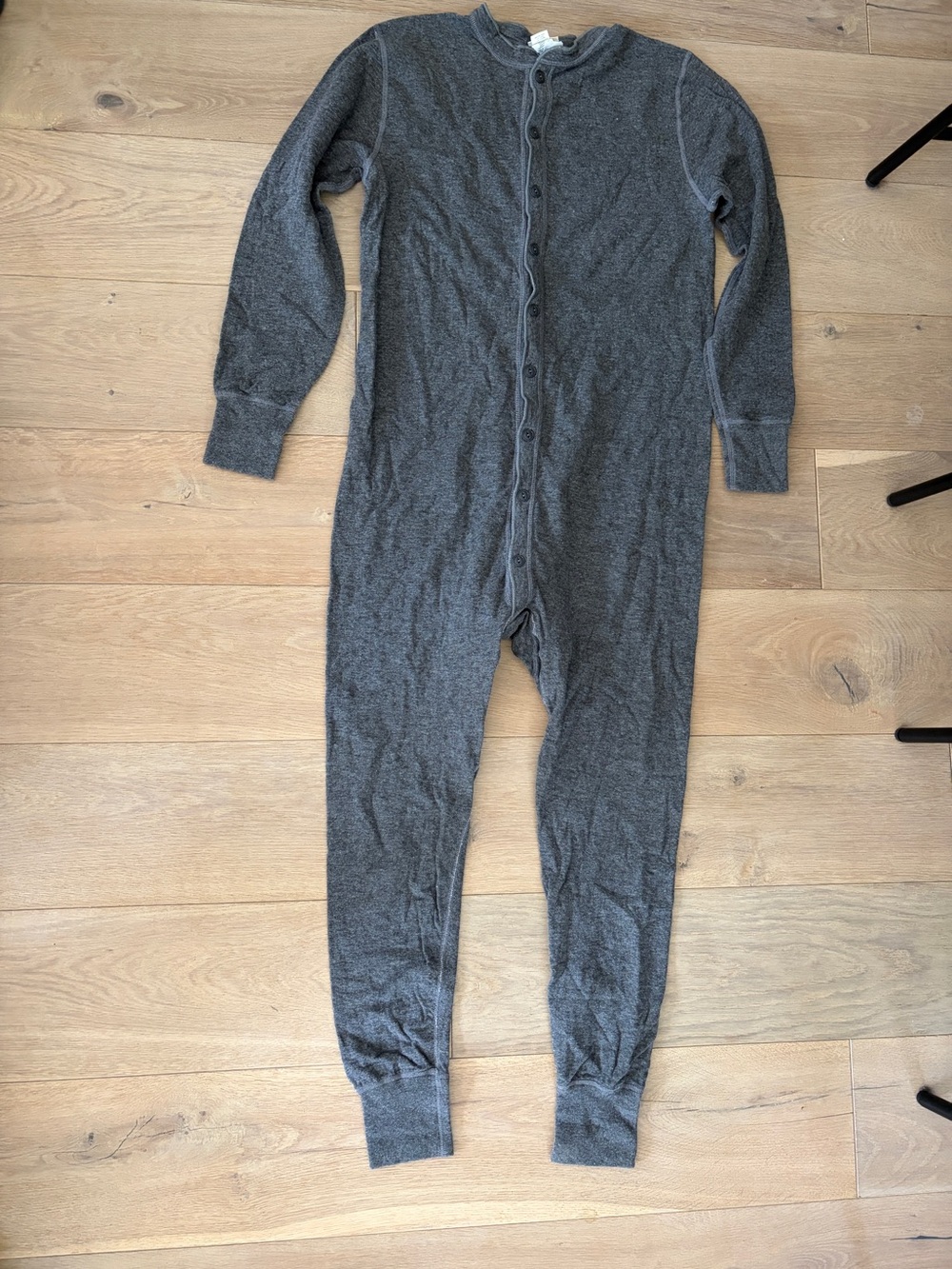 L.L.Bean wool cotton blend Two-Layer Union Suit winter cozy - size medium